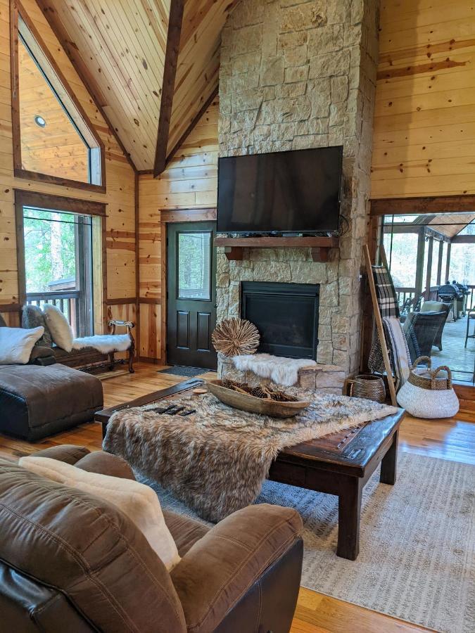 Stone Mountain Lodge 5000Sqft 6 Bed Game Room Pool Table Hot Tub Broken Bow Exterior foto